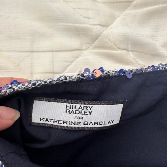Hilary Radley for Katherine Barclay sequin and tweed pencil skirt size M - Picture 2 of 3